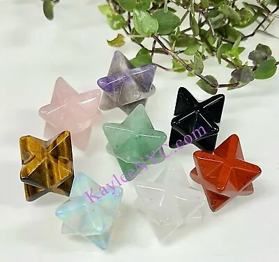 Wholesale Lot 8 PCs Mix Crystal Merkaba Healing Energy • $23