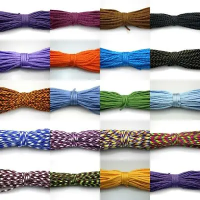 25-100FT 550 Paracord Parachute Cord Lanyard 7 Strand Core Tent Camping Rope #03 • £8.15