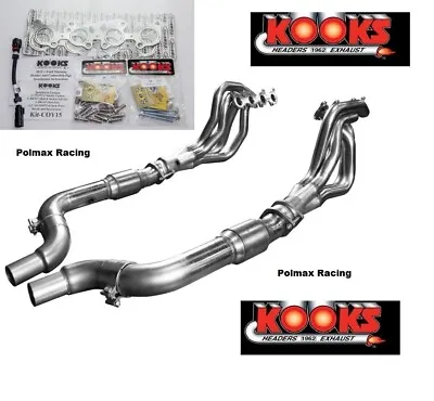 2021-23 Mustang Mach 1  5.0 Coyote 1-7/8 X 3 KOOKS  Headers Catted Mid Pipes • $2067.93