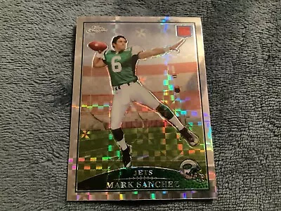 2009 Topps Chrome XFRACTOR ROOKIE SP MARK SANCHEZ RC! New York Jets USC TROJANS • $0.99