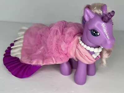 My Little Pony LILY LIGHTLY G3 Purple Unicorn Long Gown Lights Up MLP 2006 • $18