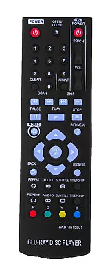 Replacement TV Remote Control AKB73615801 For LG DVD Blu-ray Player BP200 BP320 • £6.49