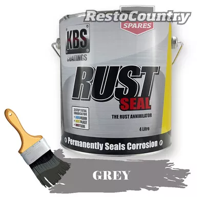 KBS RustSeal GREY 4 Litre Rust Seal Paint Rust Preventive Coating • $335