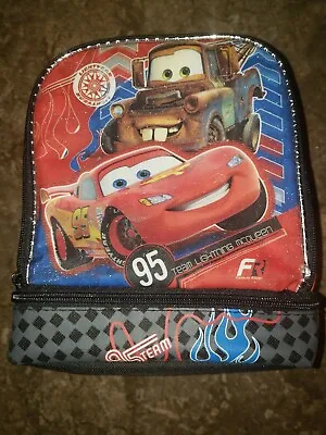 2014 CARS Lunch Box Lightning McQueen Insulated CARS Lunchbox Bag Disney Store • $35.99