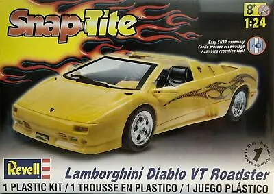 Revell 1966 1/25 Scale SnapTite Lamborghini Diablo VT Roadster Plastic Model Kit • $18.99