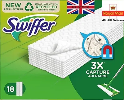 £7.40 • Buy Swiffer Floor Mop Floor Dusters Refill Pack 18 (package Damaged)