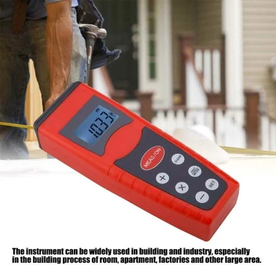 Ultrasonic Mini Range Finder Digital Laser Distance Meter Measure Tool • £14.99