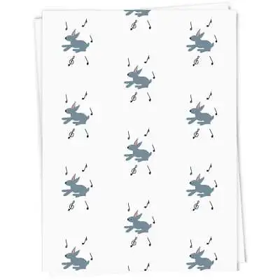 'Musical Rabbit' Gift Wrap / Wrapping Paper / Gift Tags (GI042224) • £5.99