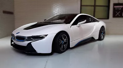 £28.30 • Buy 1:24 BMW I8 Hybrid Plug White Rastar Diecast Detailed 56500 Scale Model Car NIB