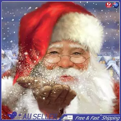 $10.99 • Buy Diamond Painting Santa Claus Full Round Drill Picture Of Rhinestone DIY Drawing