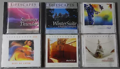 Lifescapes -  Lot Of 6 CD's - For Relaxation /Quiet Time / Meditation / Wellness • $6.99