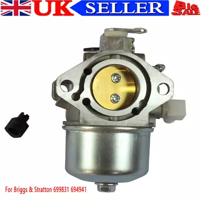 Carburetor Carb Replace For Briggs & Stratton 699831 694941 Lawn Mower Engines • £16.42