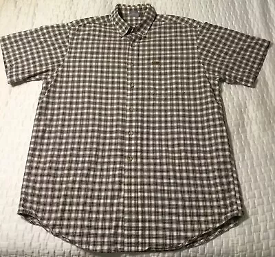 CARHARTT Button Up Shirt Mens XL Tartan Plaid Vintage Relaxed Fit Rugged Outdoor • $14.95