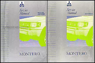 1993 Mitsubishi Montero Shop Manual 2 Volume Set Repair Service Books OEM • $61.95