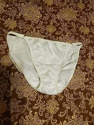 Vintage Satin Double String Bikini Panties Size 7 • $12.50