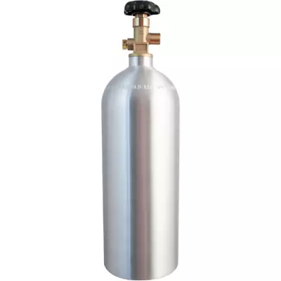 NEW 5 Lb Empty Tank Aluminum Air Cylinder Draft Beer Kegerator Homebrew C O2 • $103