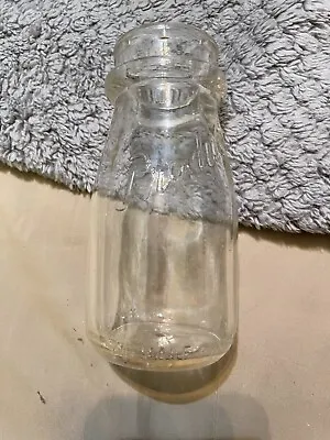 Producers Half Pint Springfield Illinois Milk Bottle! • $12.99