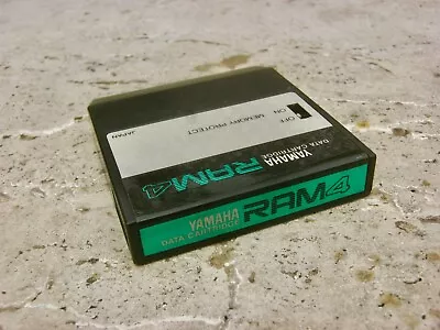 ✮SUPERB✮ Vintage YAMAHA RAM 4 Data Cartridge  RX-5 Drum Machine*DX7 Synth ✮ • £109.99