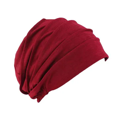 Ladies Turban Hat Cancer Chemo Hair Loss Cap Womens Muslim Hijab Head Scarf Cap • £7.99