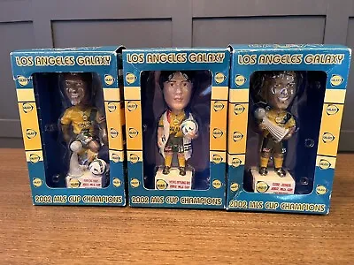 LA GALAXY 2002 MLS Cup Bobblehead LOT - Cobi Jones Carlos Ruiz Song Myung Bo • $74.99