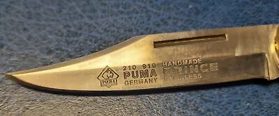 $444 • Buy PUMA PRINCE 210 910  Stag Handles  KNIFE