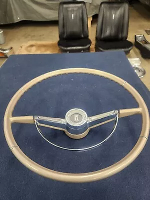1966 Chevy II NOVA L79 Steering Wheel horn Ring & Horn Button. • $300