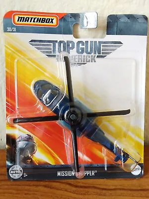 £9.99 • Buy Matchbox Skybusters Top Gun Maverick Mission Chopper Diecast Airplane NEW
