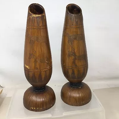 £38.76 • Buy Soul Journeys 2003 Maasai Calabash Gourd Bottle Reproduction Etched Design READ