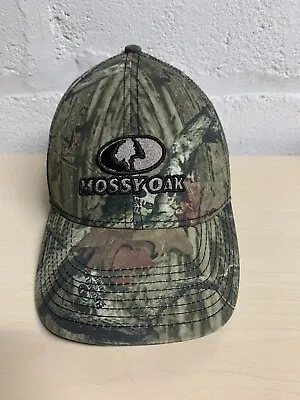 Mossy Oak Stretch-Fit Canvas Cap (M/L) Break Up Infinity Fitted Hat Camp • $7.99