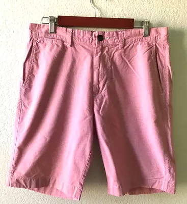 J CREW Mens Club Shorts Flat Front Cotton Size 32 • $12
