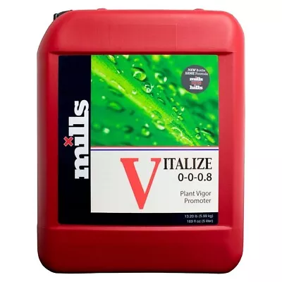£544 • Buy Mills Vitalize Monosilicic Acid (Silicon) Plant Feed Nutrients Hydroponics 5L