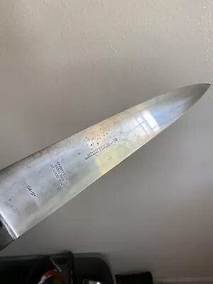 Vtg J.a.henckels Twinworks Solingen Germany Massive 12” Chef Knife 108-12” • $300