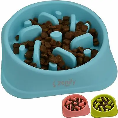 Zenify Dog Feeder Bowl Slow Interactive - 500ml Pet Feeder • $25.50