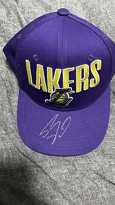 $150 • Buy Signed Shaquille O’Neal Los Angeles Lakers NBA Basketball Hat 
