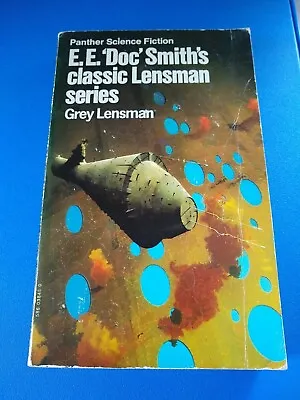 Grey Lensman E. E.  Doc  Smith - Vintage SF Panther 1972 Chris Foss Cover • £4