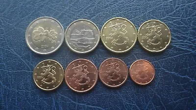 Finland  2004 Year UNC Coin Set From 1 Cent - 2 Euro Total 8 Coins 388 Euro • $11.95