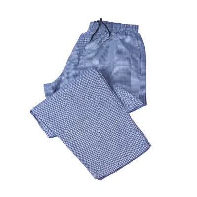 Blue (gingham) Chef Trousers • £10.99