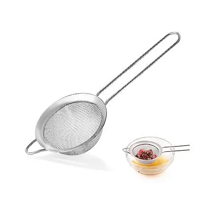 Fine Mesh Strainers For Kitchen COKUMA Stainless Steel Metal Hand Small Mini • $7.58