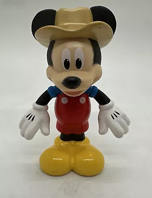 Disney Farmer Mickey Mouse 3  Poseable Figure • $8.49