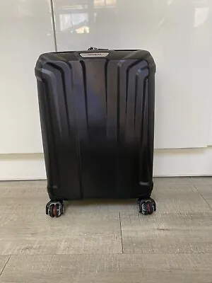 Cabin Size Hard Samsonite Suitcase - Black • £90