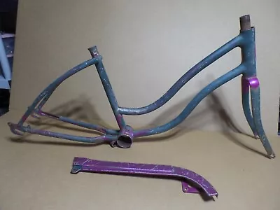 Vintage Schwinn Bicycle Frame Set - Girls 1965 (MA) Stingray Slick Chik - Rgh • $54.99