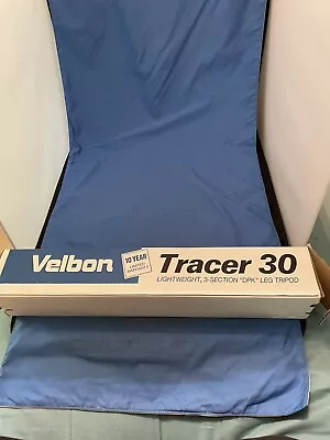 Vtg Velbon Tracer 30 Lightweight 3 Section  Leg Metal Tripod ! • $17.99