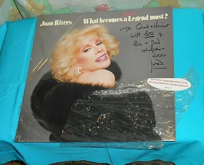 Original JOAN RIVERS Autograph Signed Record LP To Vincent Price & Coral Browne • $225