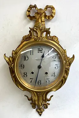 $1350 • Buy Rare Antique Chelsea Louis XVI Hanging Wall Cartel Clock
