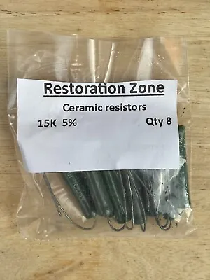 Ceramic Resistors 15K 5% Pack Of 8 (B) • £2.95