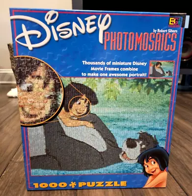 Disney Photomosaics Jigsaw Puzzle Junglebook 1000 Pieces Complete • $10.87
