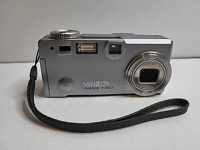 Minolta DiMage F300 5.0 Mega Pixels Area-AF Japan Made Camera For Parts • $17.50