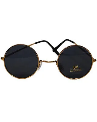 $14.99 • Buy New Vintage John Lennon Dark Sunglasses Hippie Retro Round Frame Glasses