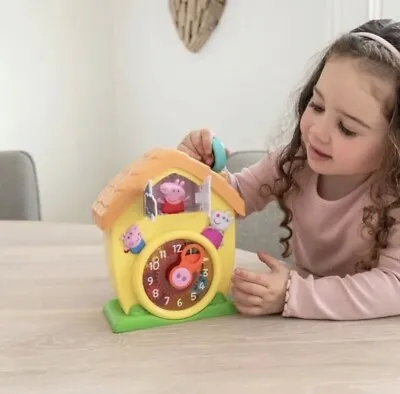 £14 • Buy Peppa Pig’s Cuckoo Clock - Learning The Time With Peppa And Her Friends