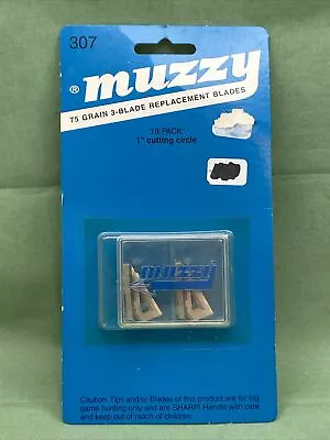 18 Pk New Muzzy 307 Broadhead Replacment Blades 75 Gr • $17.85